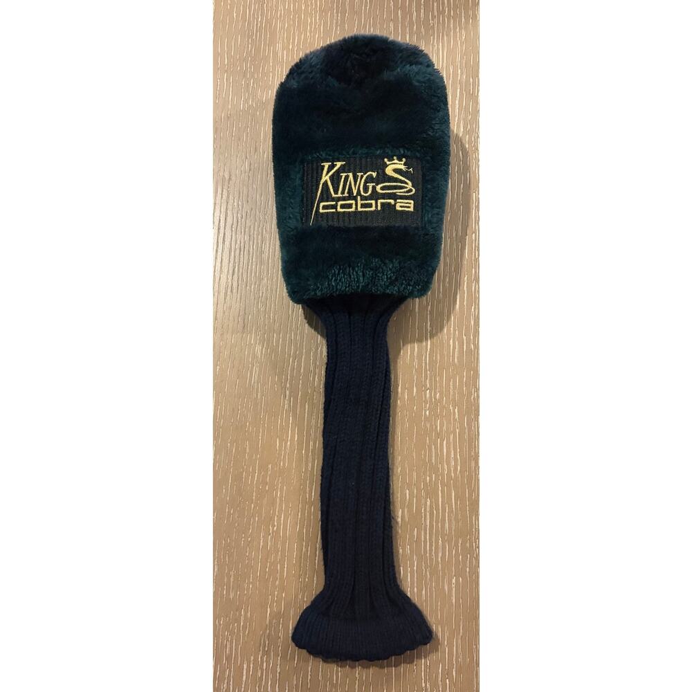 King Cobra #5 Wood Field Driver Plush/Wool Knit Fabric Golf Club Cover Blue